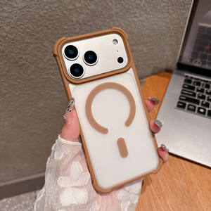 Coque pour iPhone 17 Pro Max, nouveau modèle avec airbag aux quatre coins, fixation magnétique, grande fenêtre, protection antichoc - Product Image 4