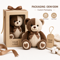 Peluche personnalisée en forme d'ours, directement de l'usine, à partir de vos illustrations, OEM ODM, poupée de personnage en peluche pour marques IP originales