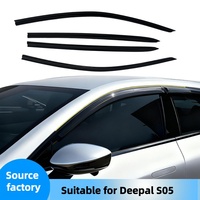 Juego de Visores y Protectores de Lluvia Acrílicos Adhesivos de Alta Calidad, Deflectores Laterales Personalizados para Ventanas, Parasol para Deepal S05 24-26