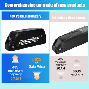 Batterie de vélo électrique Chamrider 21700 cellules Polly B 36V 48V batterie rechargeable au lithium-ion entrepôt européen 36Ah 27Ah - Product Image 4