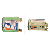 Scanner de bagages à rayons X Taien 6550D avec tunnel de 660x510mm, conception durable