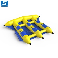 Bateau banane gonflable poisson volant pour jeux d'eau