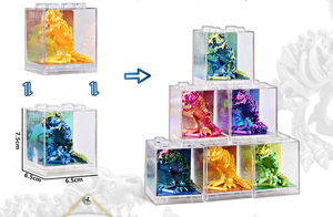 人間と面白い動物の置物PVCおもちゃプラスチック牛 - Product Image 6