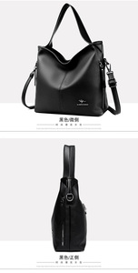 Women's PU Leather Top Handle Bags Bolsa Feminina Luxury Designer Handbags for Women Female Shoulder Sac <b>Tote</b> Shopper Bag - Product Image 4