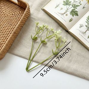 Fleurs artificielles Leafora Baby's Breath en plastique, 10 cm et moins, style 1, style 2 - Product Image 2