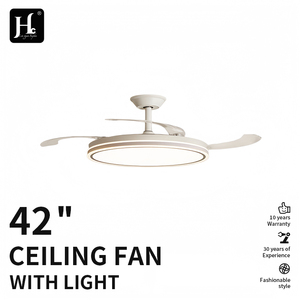Modern <b>LED</b> Ceiling Fan <b>Light</b> 42 Inch DC Motor Remote Control 3 Blades Downrod Mount Living <b>Room</b> Minimalist Design 3000K-6000K - Product Image 3