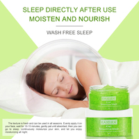 Masque en gelée de collagène cristallin naturel éclaircissant pour le visage, masque de nuit à la vitamine C, masque facial en gelée de kiwi en gros