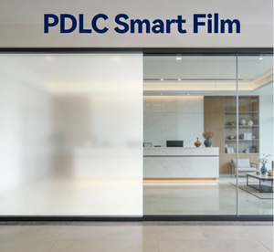 Film Kaca Pintar <span class=keywords><strong>PDLC</strong></span> Peredup Elektrik Privasi yang Dapat Diubah, Harga Terjangkau, Blokir UV, Berbasis Roll untuk Jendela Kaca Bangunan Rumah - Product Image 1