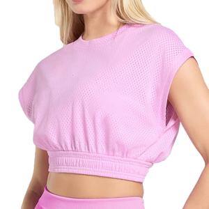 Camiseta sin Mangas Transpirable de Malla para Mujer con Cintura Elástica para Verano, Ajuste Delgado y Casual - Product Image 3