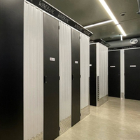 Système de stockage en acier moderne, design chinois, excellent état, vente privée pour hôtel, immeuble de bureaux, prix abordable