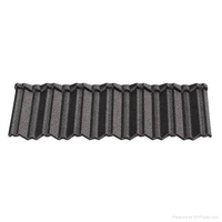 Fabricant de pierre antioxydante anti-UV ignifugée, isolation thermique de toiture en métal solide, vente à chaud de carreaux métalliques revêtus de pierre