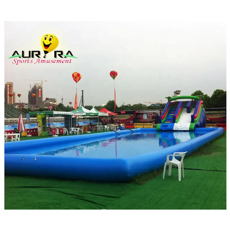 Voor Verkoop In China Opblaasbare Zwembad Voor Water Speelgoed Aangepaste Outdoor Zwembad Pvc Opblaasbare Water Zwembad