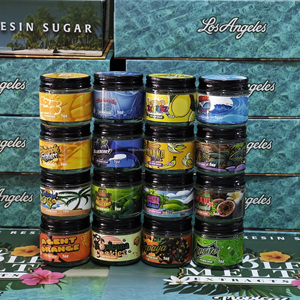 Nhiệt Đới kẹo Gelato Ốc Đảo phiên bản 1oz nhựa chiết xuất 16 hương vị trong một lọ thủy tinh rỗng với hộp bán buôn và nắp - Product Image 4