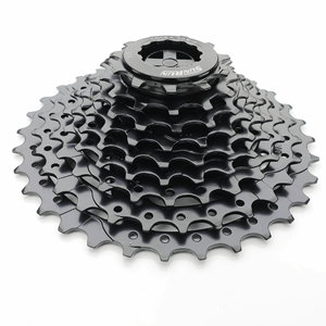 Piñón Libre para Bicicleta Sunrun de 9 Velocidades, Negro, Aleación de Aluminio, Cassette Duradero para Bicicleta de Montaña - Product Image 1