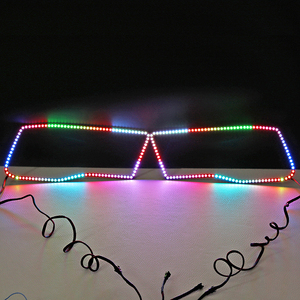 อุปกรณ์ตกแต่งรถยนต์ไฟหน้าสี LED แหวนรัศมีมุมตาสําหรับ Dodge Ram 1500 <span class=keywords><strong>2011</strong></span> - Product Image 5