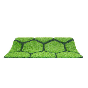 <span class=keywords><strong>Tapis</strong></span> en herbe synthétique haut de gamme personnalisé, imprimé en 3D, à motifs géométriques brodés, pour événements et mariages - Product Image 5