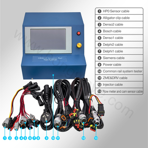 Equipamento de Bancada para Teste de Injetores Common Rail Diesel Piezoelétricos Eletromagnéticos CRS330 com 6 Injetores - Product Image 4