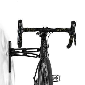 Support mural pour vélo CG, compatible avec les modèles de vélos de montagne et de route, crochet en caoutchouc multi-modèles, capacité de charge de 40 kg, support réglable - Product Image 1