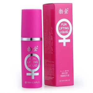 LongtimeX Pink Fun Lifting Liquid Gel 10ml Suplemento Masculino Resistente al Agua en Botella Portátil para una Experiencia Sexual Mejorada - Product Image 1