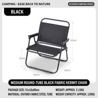 Ensemble de chaises pliantes modernes en acier inoxydable avec tissu Oxford - Mobilier portable pour repas en extérieur et camping