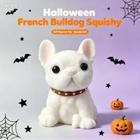 Mini chien réaliste peint à la main, jouet sensoriel souple en TPE, anti-stress, décompression, objet de collection, cadeau œuf de Pâques unisexe