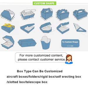 Custom Printed Fried Chicken <b>Box</b> and Burger Paper Wrap Combo Restaurant Supplies - Product Image 6