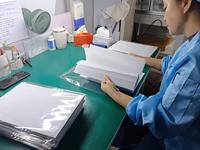 Feuille rigide en PVC pour plastification, format A4, blanc mat opaque, jet d'encre/offset, avec superposition pour la fabrication de cartes