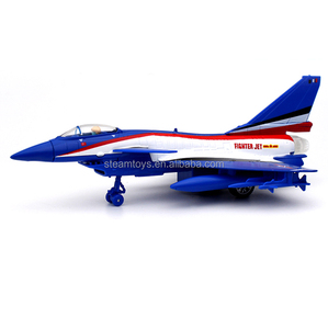 J10 lega modello di caccia <span class=keywords><strong>aereo</strong></span> <span class=keywords><strong>aereo</strong></span> <span class=keywords><strong>militare</strong></span> tirare indietro i giocattoli con aviatore e Stand e suoni e luce - Product Image 4