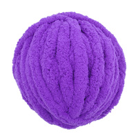 Fil chenille vegan en gros, doux, 35 couleurs, 2 cm, jumbo, chunky, épais, tricoté