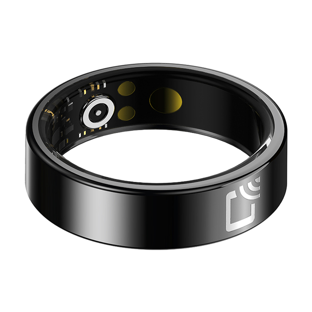 R20 NFC Smart Ring IP68 Waterproof Health tracker Ceramic Finger Ring #7-14 Size Sport Tracking Smart Ring by Magnetic Charging
