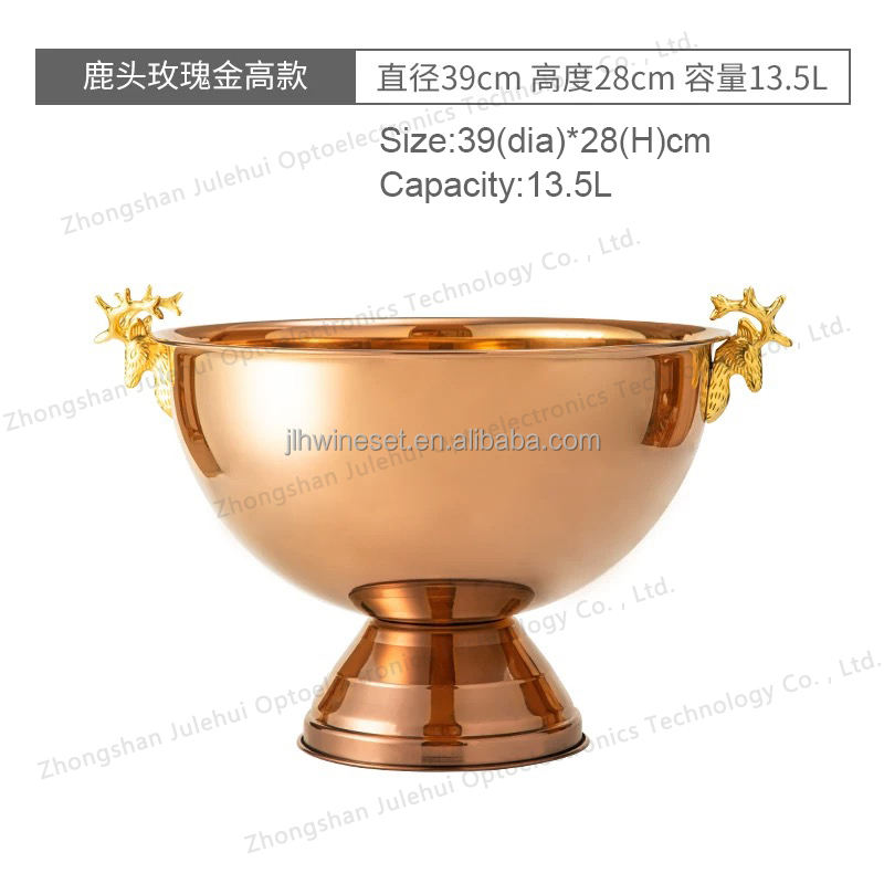 สูง: กุหลาบทอง + หัวกวาง