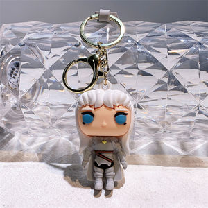 Anime periférico <span class=keywords><strong>serie</strong></span> <span class=keywords><strong>Berserk</strong></span> llavero de goma Guts Griffith negro espadachín dibujos animados llaveros de silicona - Product Image 5