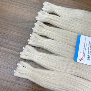 Extensions de cheveux à bandes adhésives 100% cheveux humains Remy vietnamiens naturels lisses, luxueuses, prêtes à être expédiées, invisibles - Product Image 5