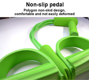 Bandes élastiques de sport pour sit-ups et exercices abdominaux, avec pédale à 4 tubes pour cheville - Product Image 3