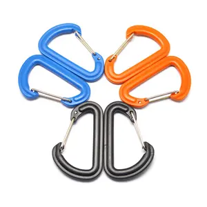 Wholesale plastic carabiner hook/plastic climbing carabiner clip