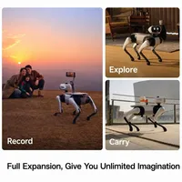 Robot chien IA multifonctionnel pour le transport de marchandises, la patrouille, l'inspection et l'aide quotidienne à la maison