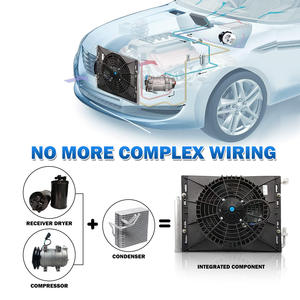 Aire Acondicionado Universal para Automóvil de 12V 24V CC, Compresor Eléctrico Debajo del Tablero, Aire Acondicionado con Válvula de Expansión Térmica Universal - Product Image 3