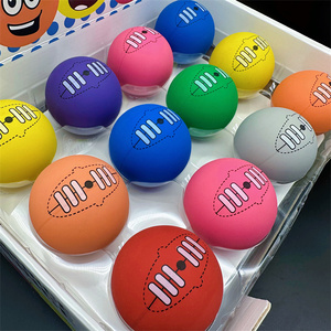 HAPU - Mini Balón de Rugby de 60 mm, Colorido, con Logotipo Personalizado, Balón Hueco de TPR, Juguete Deportivo para Niños de Alta Elasticidad - Product Image 4