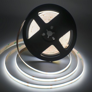 8 mét rộng DC 24V COB <span class=keywords><strong>LED</strong></span> Strip ánh sáng 320D linh hoạt Băng 6000K Trắng cho cảnh quan vườn IP20 nhôm/Đồng cơ thể 12V 5m - Product Image 1