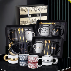 Tazas de cerámica transfronterizas <span class=keywords><strong>para</strong></span> parejas, tazas de agua de regalo <span class=keywords><strong>para</strong></span> el desayuno casero, tazas de leche y café - Product Image 1