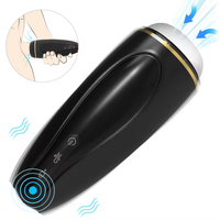 Masturbateur masculin automatique électrique OEM en gros, 9 fréquences, 5 modes, avec fonctions de succion et de vibration, en silicone, jouet pour adultes pour hommes, en vrac