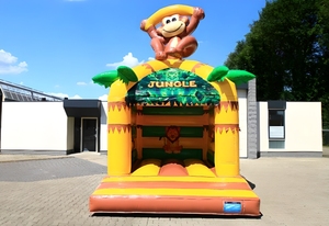 Château gonflable pour enfants à thème singe de la jungle, <span class=keywords><strong>petit</strong></span> modèle, prix de gros abordable, facile à installer, en vente - Product Image 3