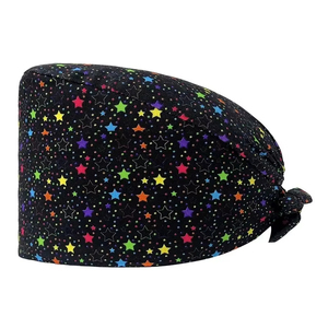OEM ODM Graphic Print Breathable Reusable Washable Lightweight Soft Medical Surgical Hat - Product Image 3