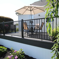 Rampe en aluminium de haute qualité Reilbu pour terrasse, jardin, balcon, escalier