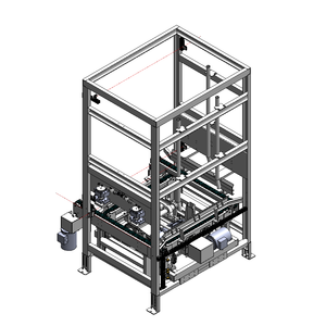 Transportador de Cadena de Acero Inoxidable/Aleación de Aluminio Personalizable, Apilable, de Triple Hilo, Capacidad de 1 Tonelada, 0.37kW/0.75kW, ODM - Product Image 5