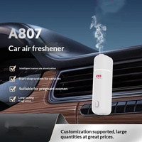 Diffuseur d'arômes de voiture mini USB sans eau avec logo personnalisé, diffuseur d'huiles essentielles, désodorisant de voiture en gros, clip de ventilation