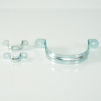 Clips de tuyau en forme de U Pince de tuyau réglable Supports de clip de selle de plantation de zinc