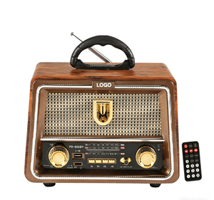 راديو ثلاثي النطاق <span class=keywords><strong>FM</strong></span>/AM/SW مع مشغل MP3 عبر USB/TF، يعمل بجهد 110/220 فولت مع محول، مع بطارية ليثيوم، مع بلوتوث، مع جهاز تحكم عن بعد - Product Image 1