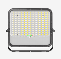 Projecteur solaire LED en aluminium CHZ IP65 avec télécommande 100W-300W, éclairage extérieur étanche