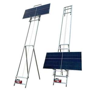 Panel baja fotovoltaik pengangkat tali kawat pengangkat listrik tangga kerekan <span class=keywords><strong>Lift</strong></span> untuk Panel surya kaca - Product Image 2